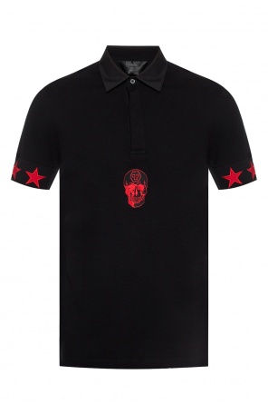 Skull motif polo, zdjęcie 1 Skull motif polo od Philipp Plein